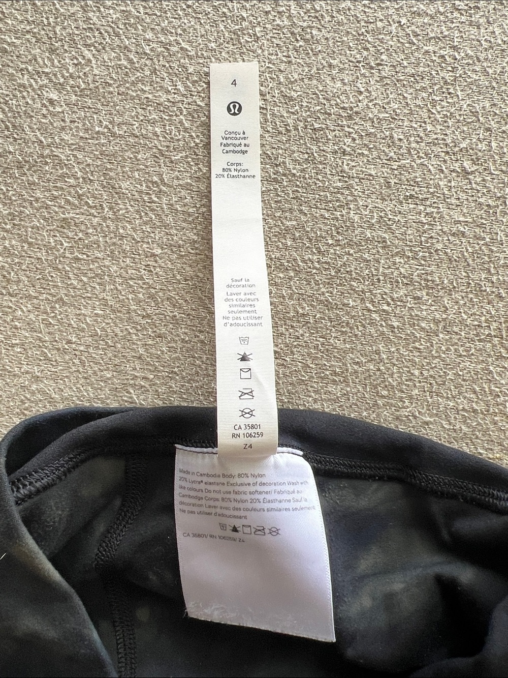 lululemon athletica align Faded Olive Tie-Dye High-Rise Leggings - 28” - Picture 5 of 9
